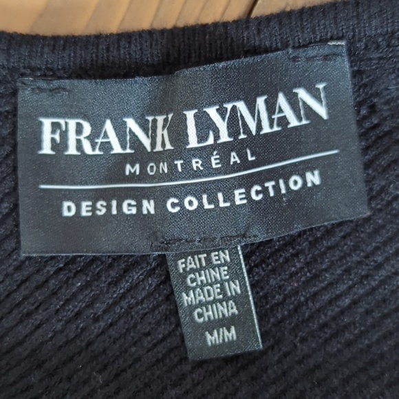 Frank Lyman V-neck Thigh-length Pullover Sweater - Picture 3 of 13